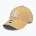 Cap Mütze Damen New Era Jersey 9Forty New York Yankees light Beige 2