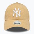 Cap Mütze Damen New Era Jersey 9Forty New York Yankees light Beige 3