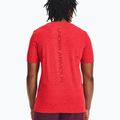 Herren Under Armour Seamless Grid beta/dunkel kastanienbraunes Trainings-T-Shirt 2