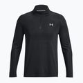 Herren Under Armour Seamless Stride 1/4 Zip schwarz/reflektierend Laufen Longsleeve 4