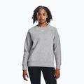 Damen-Sweatshirt Under Armour Rival Fleece Crew mod gray light heather/white