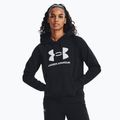 Women's Under Armour Rival Fleece Big Logo Hoody schwarz/weiß