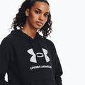 Women's Under Armour Rival Fleece Big Logo Hoody schwarz/weiß 4