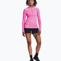 Unter Armour Damen Evolved Core Tech 1/2 Zip Sweatshirt Rebel rosa / weiß 2