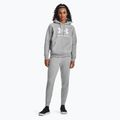 Under Armour Damen Sweatshirt Rival Fleece Big Logo Hoody mod grau hell heather/weiß 2