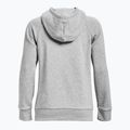 Under Armour Damen Sweatshirt Rival Fleece Big Logo Hoody mod grau hell heather/weiß 6