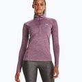 Under Armour Tech 1/2 Zip Damen Sweatshirt - Twist neblig lila/frische Orchidee/metallisch Silber