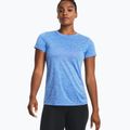 Under Armour Tech SSC Damen-Trainings-T-Shirt Wasser/Weiß/Metallic Silber
