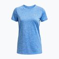 Under Armour Tech SSC Damen-Trainings-T-Shirt Wasser/Weiß/Metallic Silber 5