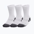 Under Armour Performance Tech 3pk Crew Socken weiß/weiß/strahlgrau 6