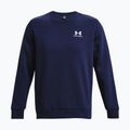 Herrenpullover Under Armour Essential Fleece Crew midnight navy/white