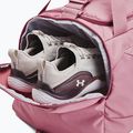 Under Armour Undeniable 5.0 Duffle M 58 l rosa Elixier/weiße Tasche 4