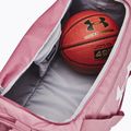 Under Armour Undeniable 5.0 Duffle M 58 l rosa Elixier/weiße Tasche 6