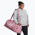 Under Armour Undeniable 5.0 Duffle M 58 l rosa Elixier/weiße Tasche 8