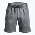 Shorts Herren Under Armour Icon Fleece Pitch gray medium heather/white 5