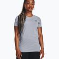 Under Armour Sportstyle LC Damen-T-Shirt steel light heather/schwarz