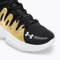 Under Armour Damen Basketball Schuhe W Flow Breakthru 4 schwarz/metallic gold/weiß 7