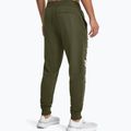 Under Armour Rival Fleece Graphic Joggers Herren Trainingshose marine von grün/weiß 3