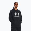 Herren Under Armour Rival Fleece Logo HD Hoodie schwarz/weiß