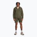 Herren Under Armour Rival Fleece FZ Hoodie navy dd green/white 2