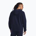 Training Sweatshirt Hoodie Herren Under Armour Rival Fleece FZ midnight navy/white 3