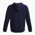 Training Sweatshirt Hoodie Herren Under Armour Rival Fleece FZ midnight navy/white 6