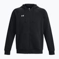 Men's Under Armour Rival Fleece FZ Hoodie schwarz/weiß 6