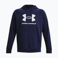 Herren Sweatshirt Under Armour Rival Fleece Logo HD midnight navy/weiß 5