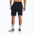 Under Armour Rival Fleece Herren Trainingsshorts schwarz/weiß 2