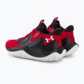 Under Armour Jet'23 rot/schwarz/weiß Basketball-Schuhe 3