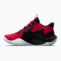 Under Armour Jet'23 rot/schwarz/weiß Basketball-Schuhe 7