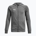 Kinder-Sweatshirt Under Armour Rival Fleece FZ Hoodie grey
