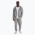 Herren Under Armour Rival Fleece FZ Hoodie castlerock light heather/white 2