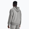 Herren Under Armour Rival Fleece FZ Hoodie castlerock light heather/white 3