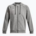 Herren Under Armour Rival Fleece FZ Hoodie castlerock light heather/white 5