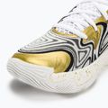 Under Armour Spawn 6 Basketball Schuhe weiß/schwarz/metallic gold 7