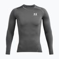 Herren Under Armour Heat Gear Armour Comp castlerock/weiß Training Longsleeve 3