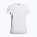Damen-Trainingsshirt Under Armour Tech SSV Solid white/black 2