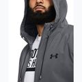 Herren Under Armour Stretch Woven Windbreaker Jacke pitchgrau/schwarz 3