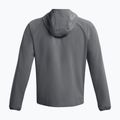 Herren Under Armour Stretch Woven Windbreaker Jacke pitchgrau/schwarz 5