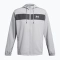 Herren Under Armour Sportstyle Windbreaker Jacke mod grau/castlerock/weiß 3
