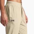 Herren Under Armour Stretch Woven Joggers khaki base/schwarze Hose 4