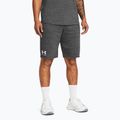 Under Armour Rival Terry Herren Trainingsshorts castlerock helles Heidekraut/onyx weiß