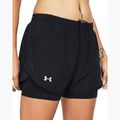 Under Armour Fly By 2in1 Damen Laufshorts schwarz/schwarz/reflektierend 4