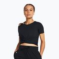 Under Armour Motion Crossover Crop schwarz/weiß Damen Trainingstop