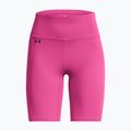 Damen Trainingsshorts Under Armour Motion Bike Short astro pink/schwarz 5