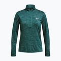 Frauen unter Armour Tech 1/2 Zip-Twist hydro teal / weiß Sweatshirt 6