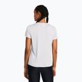 Damen Trainingsshirt Under Armour Tech V-Twist halo grau/weiß 2