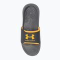 Under Armour Ignite Select Herren Pantoletten castlerock/castlerock/nova orange 5