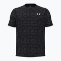 Herren Trainings-T-Shirt Under Armour Tech Textured black/white